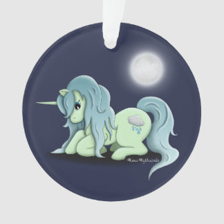 Ornement de licorne de clair de lune