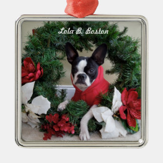 Ornement de Lola B. Boston de guirlande de