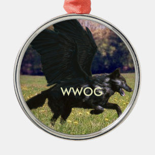 Ornement de loup de WWOG (loups à ailes de