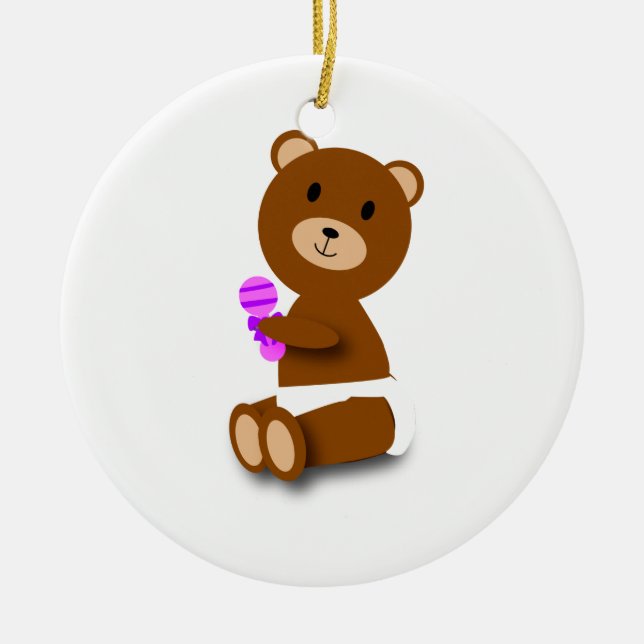 Ornement de l'ours de bébé (Devant)