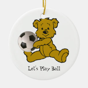 ORNEMENT DE L'OURS DE FOOTBALL