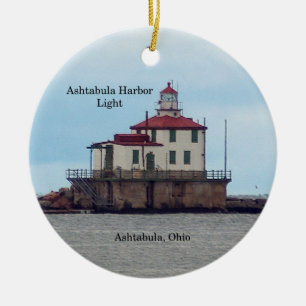 Ornement de lumière du port de Ashtabula