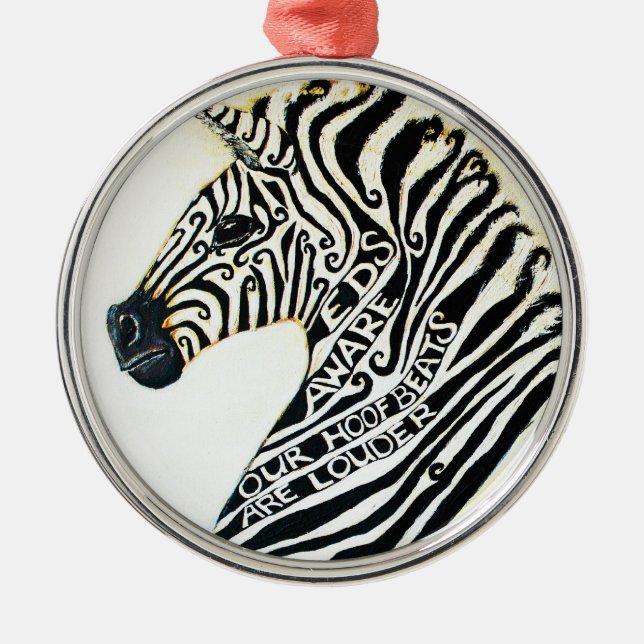 Ornement de luxe de Noël d'EDS (Devant)