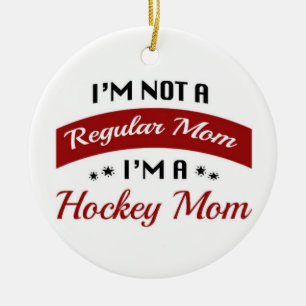 Ornement de maman d'hockey
