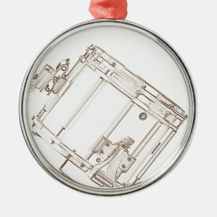 Ornement de marche de tambour de piège