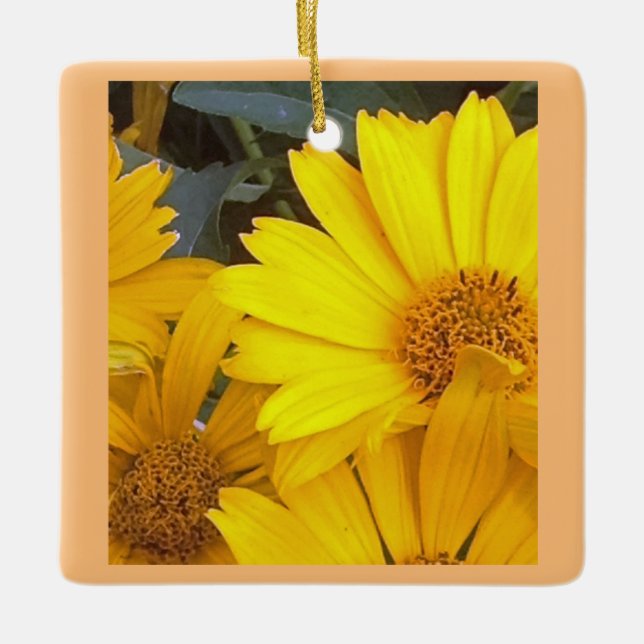 Ornement de marguerite jaune (Devant)