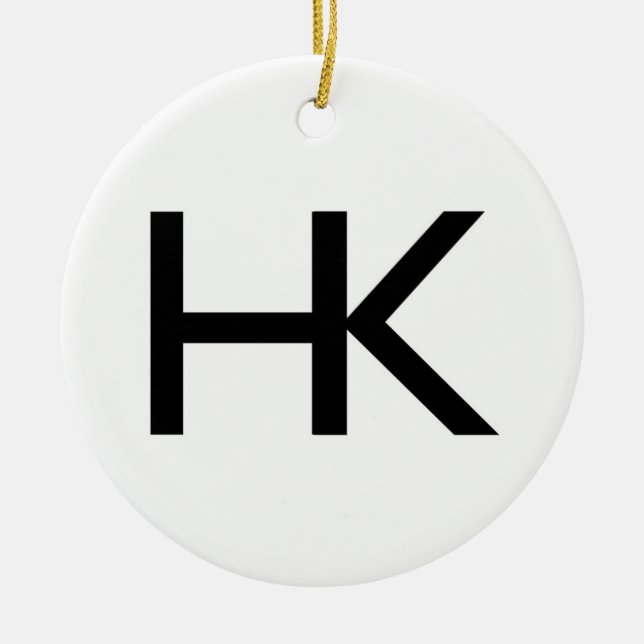 Ornement de marque de ranch de Harris (Devant)