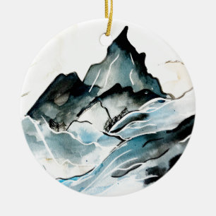 Ornement de montagne spectaculaire