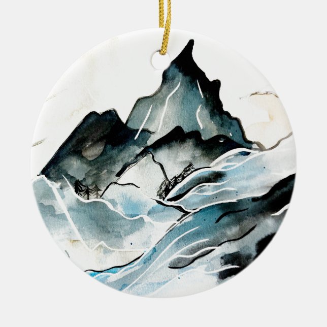 Ornement de montagne spectaculaire (Devant)