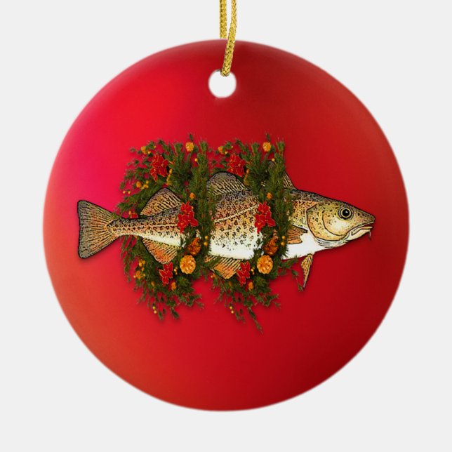 Ornement de morue de Noël (Devant)