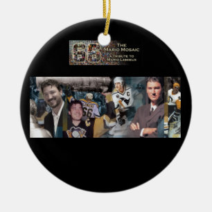 Ornement de mosaïque de Mario avec la photo