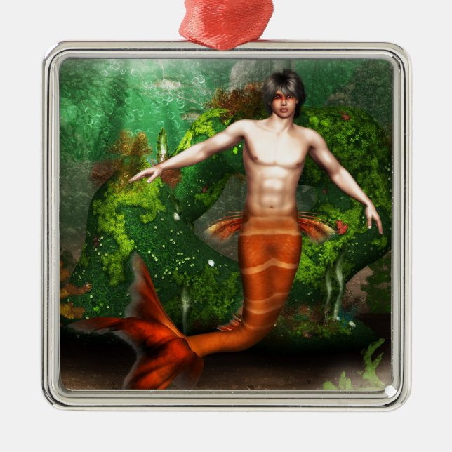 Ornement de natation de triton (Devant)