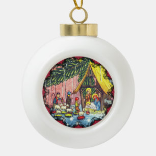 Ornement de nativité de Noël