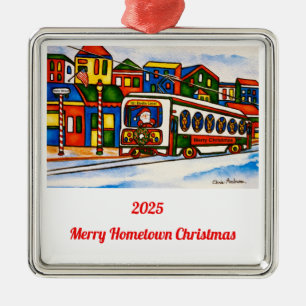 Ornement de Noël 2025 de Media, Pennsylvanie