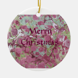 Ornement de Noël à motif marbré