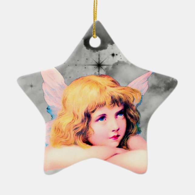 ORNEMENT DE NOËL ANGEL vintage (Devant)