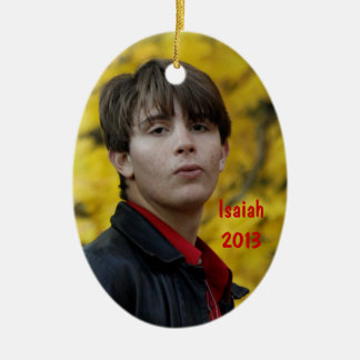 Ornement de Noël avec Isaïe et Micah