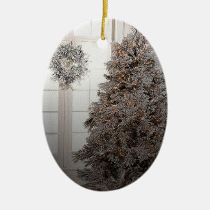 Ornement de Noël blanc