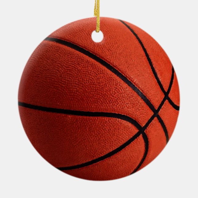 Ornement de Noël branché Hot Basketball (Dos)