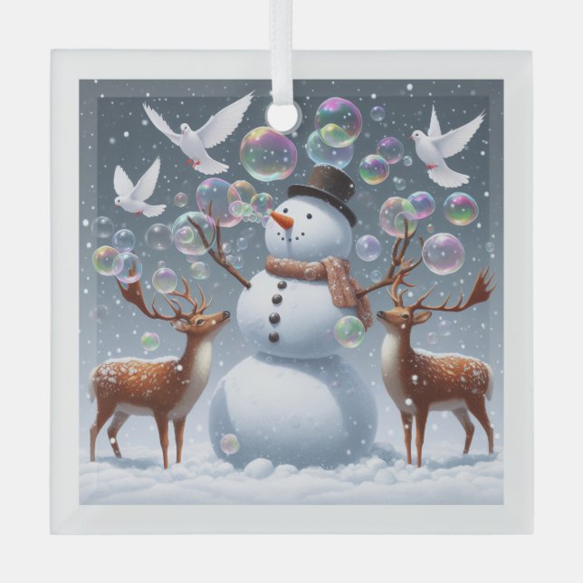 Ornement de Noël bulles (Recto)