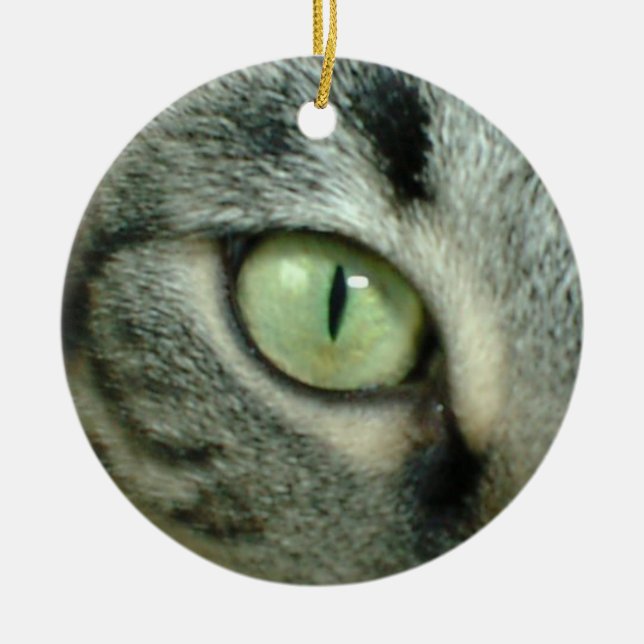 ORNEMENT DE NOËL "CHAT'S EYE" (Devant)