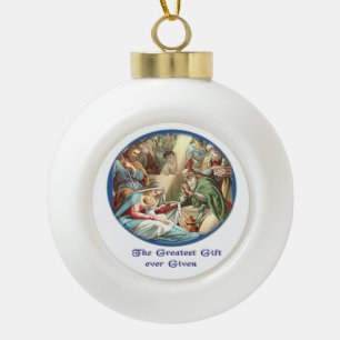 Ornement de Noël chrétien