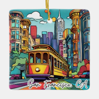 Ornement de Noël collectif - San Francisco CA