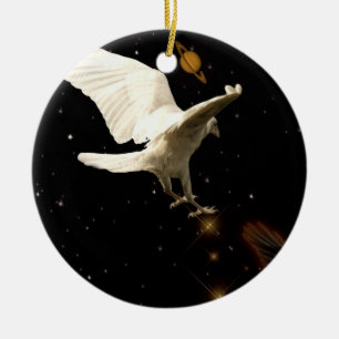 Ornement de Noël corbeau