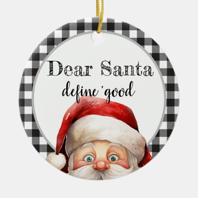 Ornement de Noël customisé (Devant)