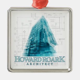 Ornement de Noël d'architecte de Howard Roark