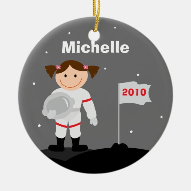 Ornement de Noël d'astronaute (Devant)