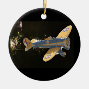 ornement de Noël d'avions