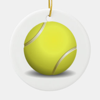 Ornement de Noël de balle de tennis
