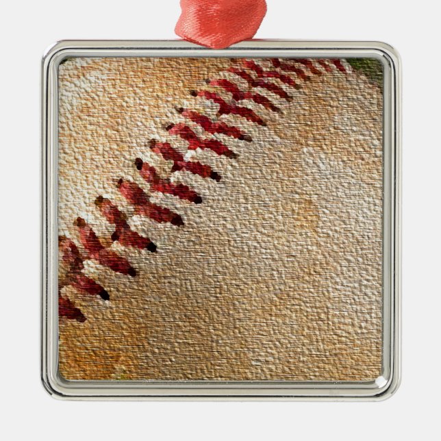 Ornement de Noël de baseball (Devant)