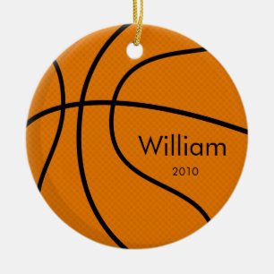 Ornement de Noël de basket-ball