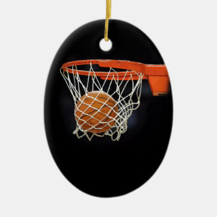 Ornement de Noël de basket-ball
