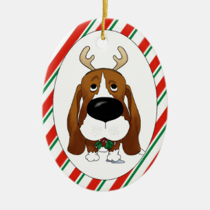 Ornement de Noël de Basset Hound