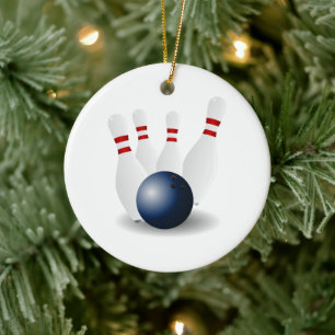 Ornement de Noël de bowling