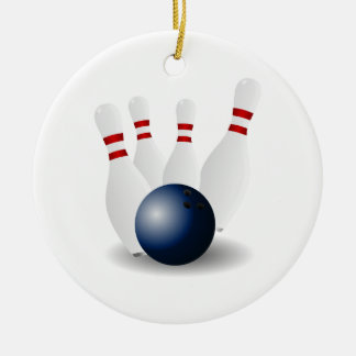 Ornement de Noël de bowling
