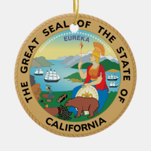Ornement de Noël de Californie
