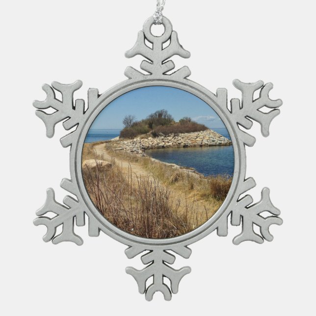Ornement de Noël de Cape Cod -- Le bouton (Devant)