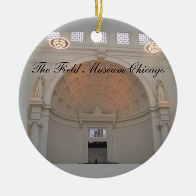 Ornement de Noël de Chicago de musée de The Field (Devant)