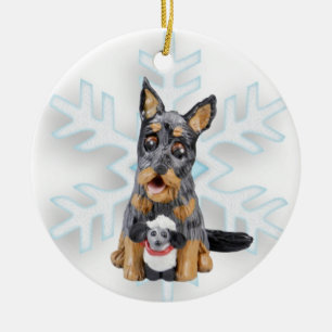 Ornement de Noël de Chien de Beauceron