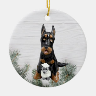 Ornement de Noël de Chien de Beauceron