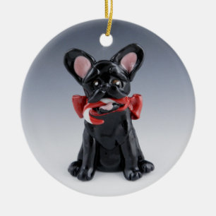 Ornement de Noël de Chien-taureaux français