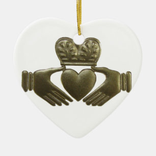 Ornement de Noël de Claddagh d'Irlandais