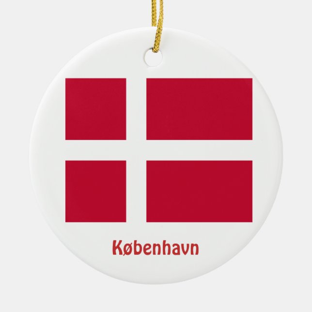 Ornement de Noël de Copenhagen* Danemark (Devant)