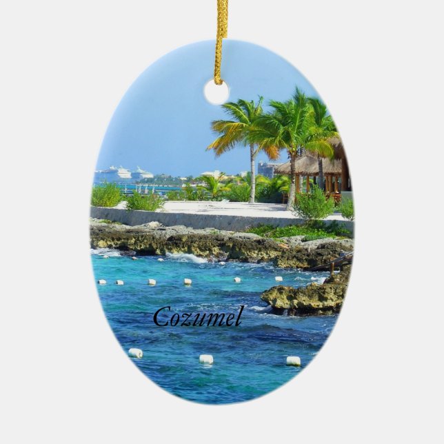 Ornement de Noël de Cozumel (Devant)