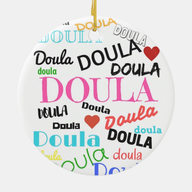 Ornement de Noël de Doula (Dos)