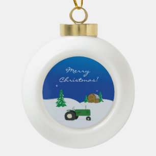Ornement de Noël de ferme